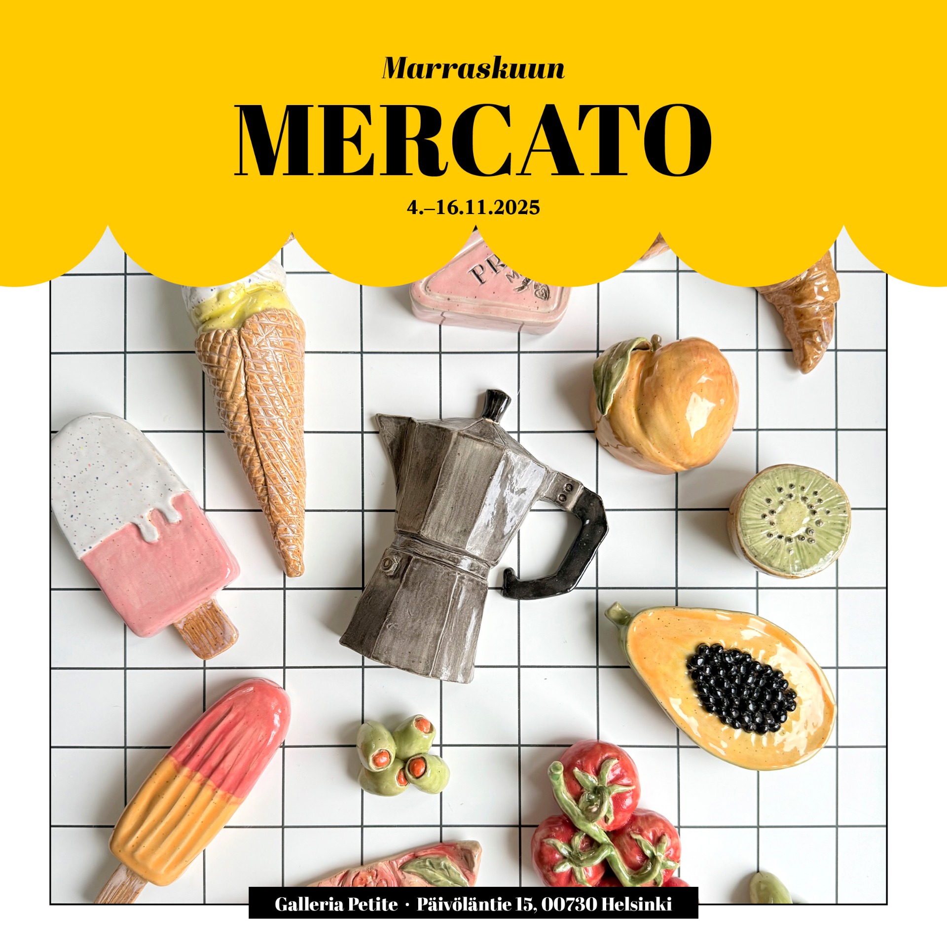 Marraskuun MERCATO -myyntinäyttely